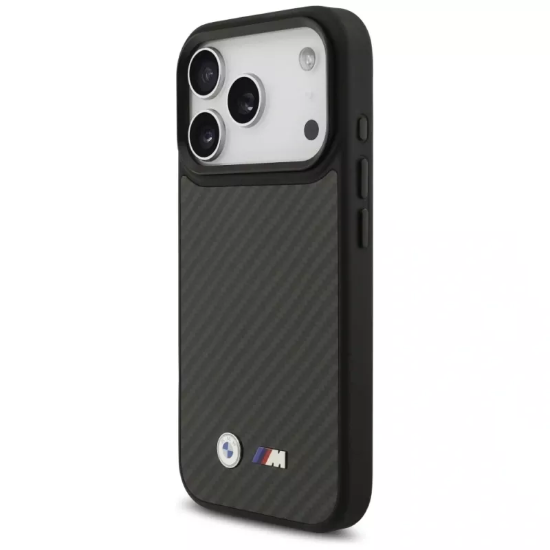 BMW M Kevlar Matt MagSafe Dėklas, skirtas Apple iPhone 17 Pro, juodas