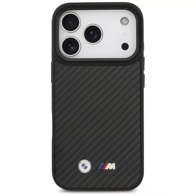 BMW M Kevlar Matt MagSafe Dėklas, skirtas Apple iPhone 17 Pro, juodas