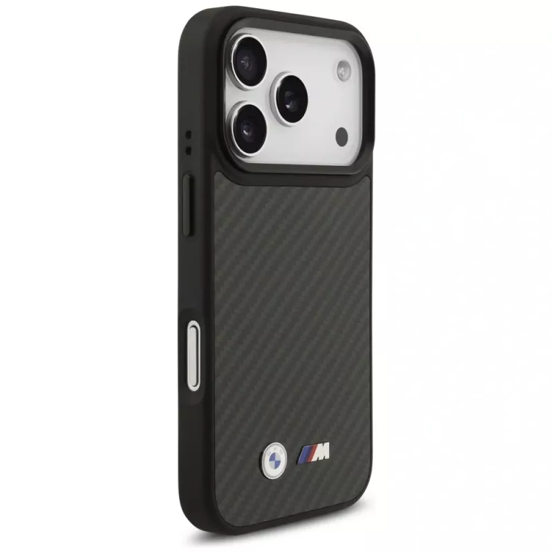 BMW M Kevlar Matt MagSafe Dėklas, skirtas Apple iPhone 17 Pro, juodas