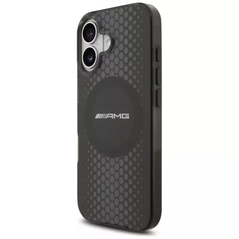 MERCEDES AMG Double Layer TransparentGraphics MagSafe Case for iPhone 17 Black
