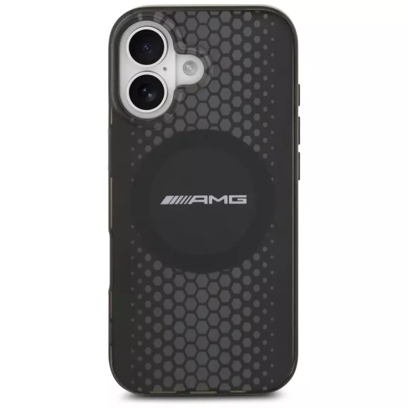 MERCEDES AMG Double Layer TransparentGraphics MagSafe Case for iPhone 17 Black