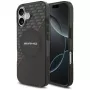 Mercedes AMG Double Layer Transparent Rhombs MagSafe dėklas iPhone 17, juodas/raudonas