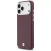 BMW Sign Full Wrapped Metal MagSafe dėklas, skirtas iPhone 17 Pro Max, raudonas