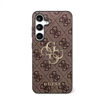 Guess Big 4G Classic Logo Dėklas Samsung Galaxy S25 FE, Ruda