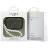 Guess Glitter Pearl Strap dėklas AirPods Pro 3, khaki