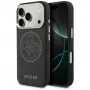Guess Perforated 4G MagSafe Dėklas, skirtas iPhone 17 Pro Max, Juodas