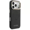 Guess Perforated 4G MagSafe Dėklas, skirtas iPhone 17 Pro Max, Juodas
