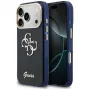 Guess IML 4G Script Metal Case, skirtas Apple iPhone 17 Pro Max – mėlyna