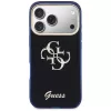 Guess IML 4G Script Metal Case, skirtas Apple iPhone 17 Pro Max – mėlyna
