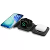 Guess 4G Wireless Charger - MagSafe 3-in-1 Inductive Charging Station for iPhone, AirPods and Apple Watch 15W (Black)