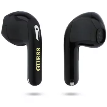 “Guess Gold Line Triangle TWS Bluetooth Earbuds su Įkrovimo Dėklu (Juodi)”