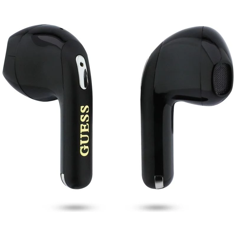 “Guess Gold Line Triangle TWS Bluetooth Earbuds su Įkrovimo Dėklu (Juodi)”