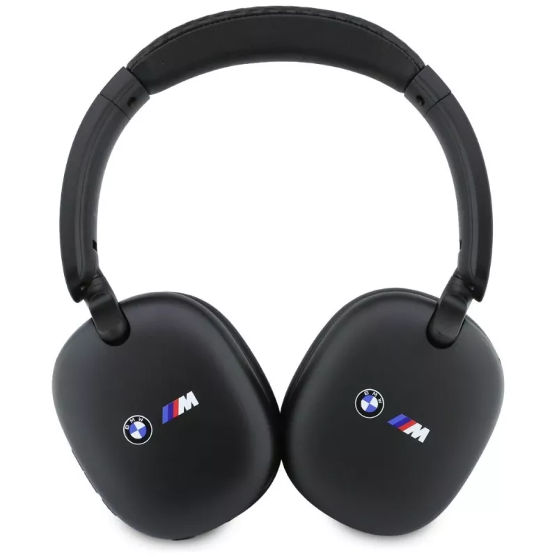 BMW Over-Ear Bluetooth Headphones with Printed Logos, Black