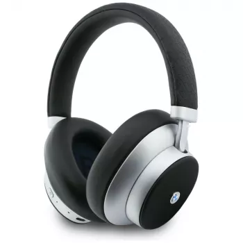 BMW Metal Logo MK Bluetooth ENC Ausinės „Over-Ear“ sidabrinės