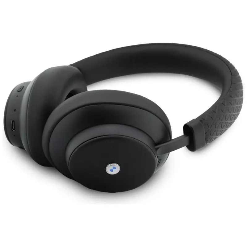 BMW Metal Logo MK Bluetooth ENC Over-Ear Headphones Black