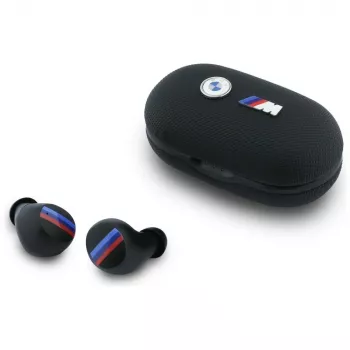BMW M Metal Logo TWS Bluetooth 5.1 Ausinės su ENC - Juodos