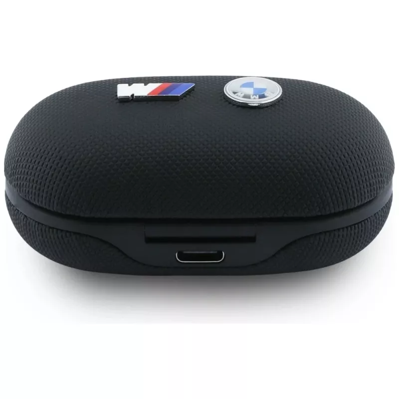 BMW M Metal Logo TWS Bluetooth 5.1 Ausinės su ENC - Juodos