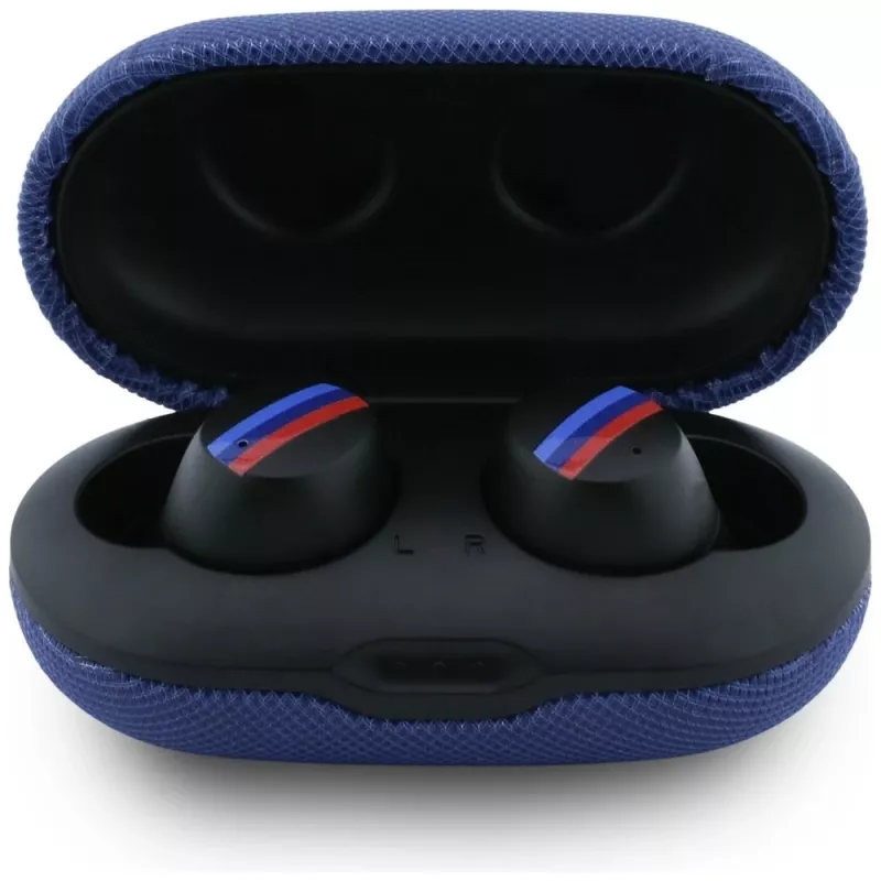 BMW M Metal Logo TWS Bluetooth 5.3 Ausinės su ENC, Mėlynos