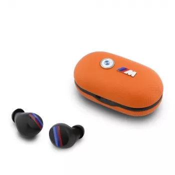 BMW M Metal Logo TWS Bluetooth 5.3 Ausinės su ENC - Oranžinė