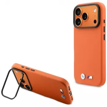 BMW M Metal Logo MagSafe Dėklas, skirtas iPhone 17 Pro, Oranžinis