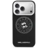 KARL LAGERFELD Point & Karl Sketch MagSafe Dėklas, skirtas iPhone 17 Pro Max - Juodas