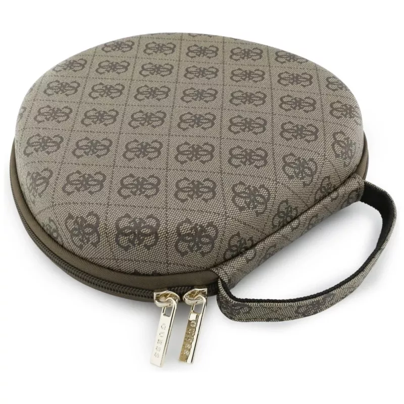 Ausinių dėklas-dėžutė Guess Carry Box, ruda