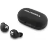 Karl Lagerfeld Saffiano Logo ENC TWS Earbuds Black