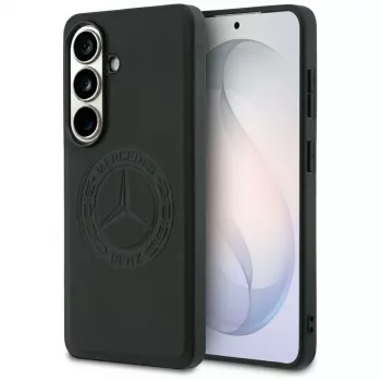 Mercedes-Benz Vintage Logo MagSafe dėklas, skirtas Samsung Galaxy S26, juodas