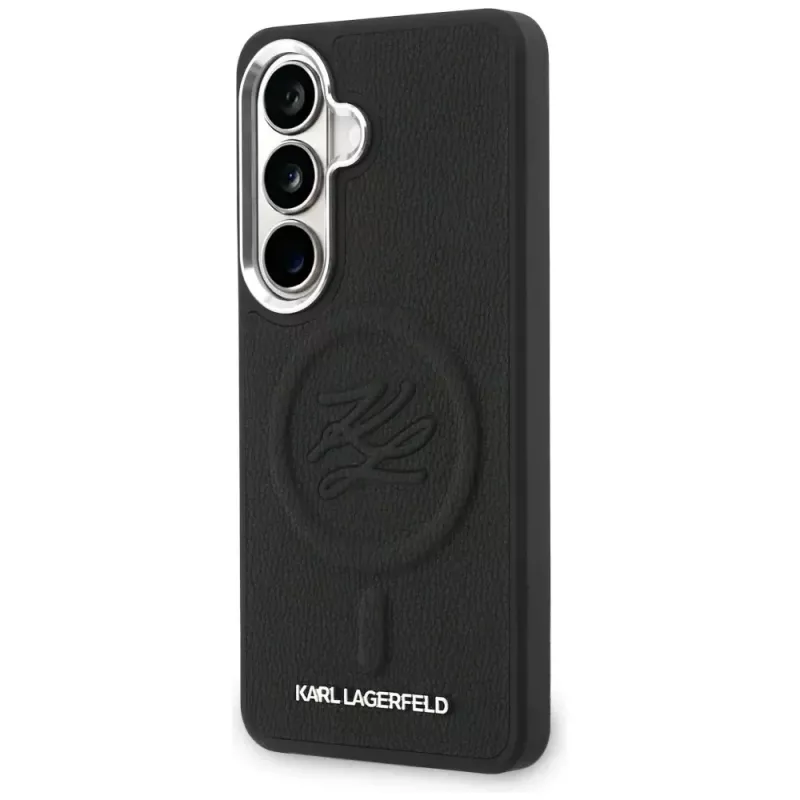 Karl Lagerfeld Embossed Ring Initials MagSafe Dėklas Samsung Galaxy S26+ Juodas