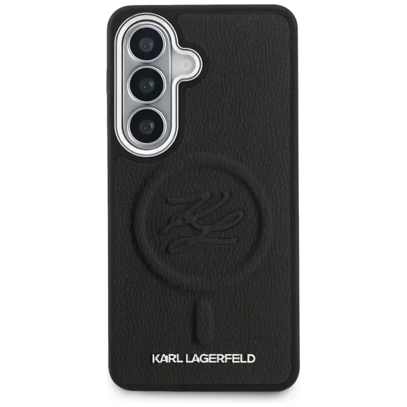 Karl Lagerfeld Embossed Ring Initials MagSafe Dėklas Samsung Galaxy S26+ Juodas