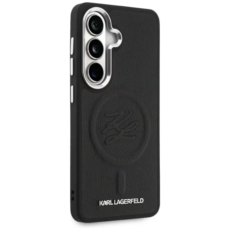 Karl Lagerfeld Embossed Ring Initials MagSafe Dėklas Samsung Galaxy S26+ Juodas