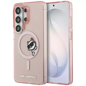 KARL LAGERFELD IML Peekaboo Choupette MagSafe Case Samsung Galaxy S26 Ultra, Rožinė