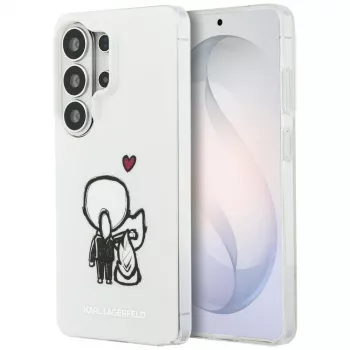 KARL LAGERFELD IML Karl & Choupette MagSafe Back Cover, Samsung Galaxy S26 Ultra, Skaidrus