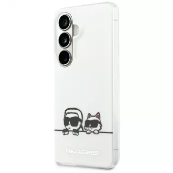 KARL LAGERFELD IML Peekaboo Karl & Choupette MagSafe Dėklas Samsung Galaxy S26+ Skaidrus