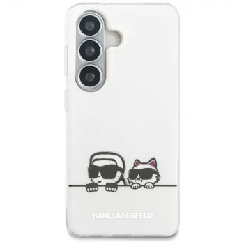 KARL LAGERFELD IML Peekaboo Karl & Choupette MagSafe Dėklas Samsung Galaxy S26+ Skaidrus
