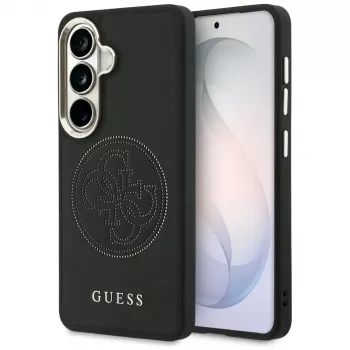 Guess Perforated Logo MagSafe Dėklas Samsung Galaxy S26 - Juodas
