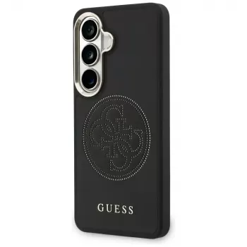 Guess Perforated Logo MagSafe Dėklas Samsung Galaxy S26 - Juodas