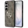Guess 4G Big Metal Logo Dėklas Samsung Galaxy S26 (Ruda)