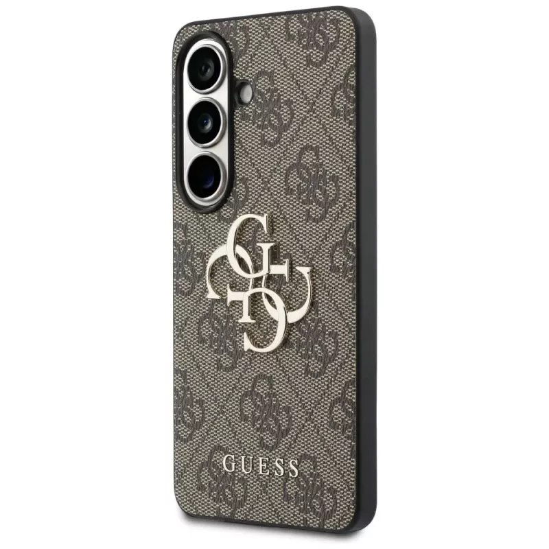 Guess 4G Big Metal Logo Dėklas Samsung Galaxy S26 (Ruda)