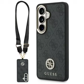 Guess 4G Big Rhinestone Triangle Strap MagSafe Phone Case Set Samsung Galaxy S26 - Juoda
