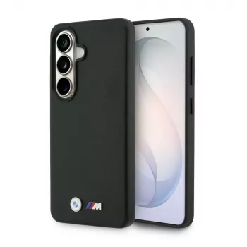 BMW M Metal Logo MagSafe Dėklas Samsung Galaxy S26+ Juodas