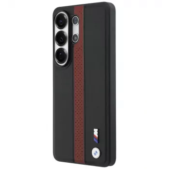 BMW Perforated Stripe Logo MagSafe Case for Samsung Galaxy S26 Ultra Red