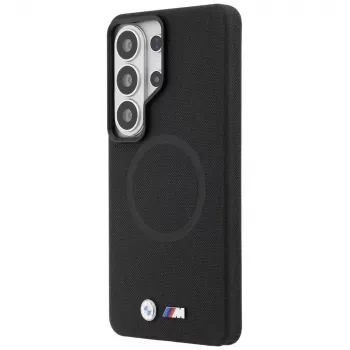 BMW M Metal Logo MagSafe Dėklas, skirtas Samsung Galaxy S26 Ultra, juodas