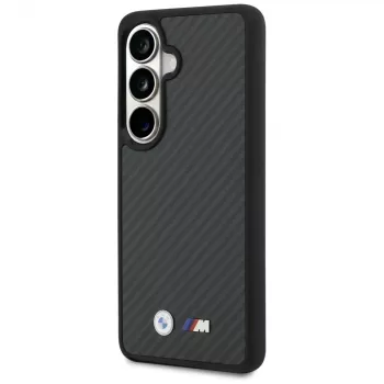 BMW M Kevlar Logo MagSafe Dėklas Samsung Galaxy S26 Juodas