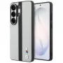 BMW Perforated Stripe Logo MagSafe Dėklas, skirtas Samsung Galaxy S26 Ultra, pilkas
