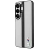 BMW Perforated Stripe Logo MagSafe Dėklas, skirtas Samsung Galaxy S26 Ultra, pilkas