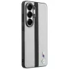 BMW Perforated Stripe Logo MagSafe Dėklas, skirtas Samsung Galaxy S26 Ultra, pilkas