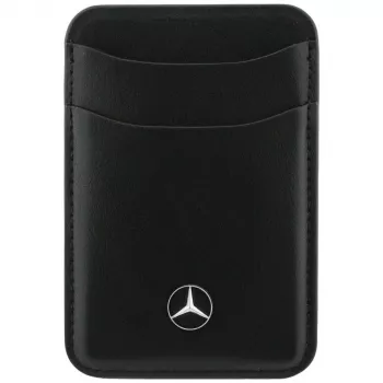 Mercedes Leather Magnetic Wallet Black