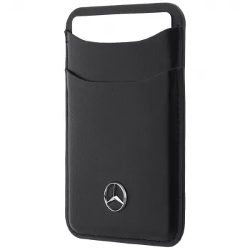 Mercedes Leather Magnetic Wallet Black