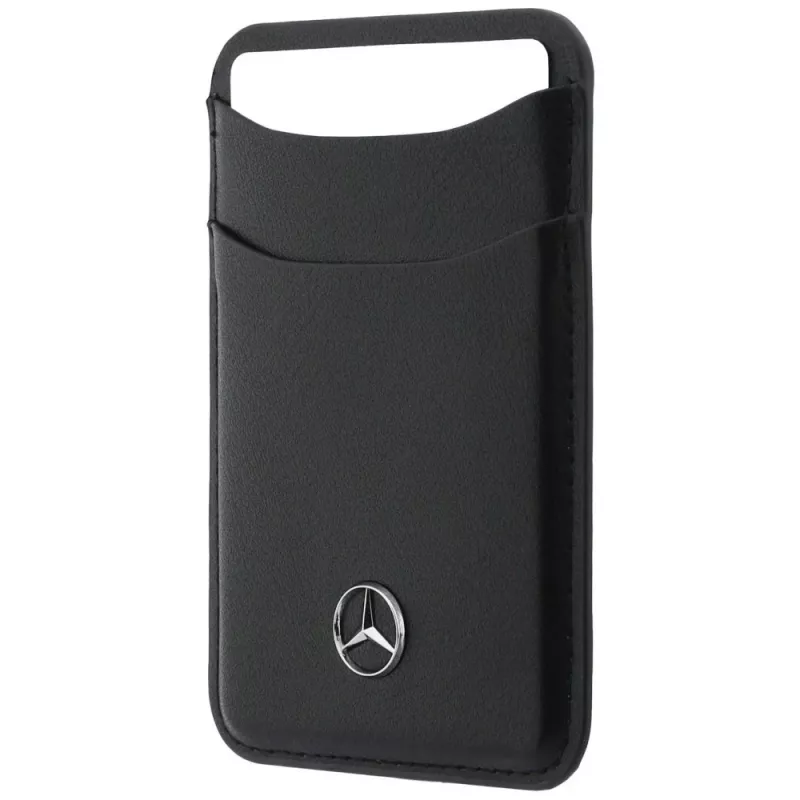 Mercedes Leather Magnetic Wallet Black
